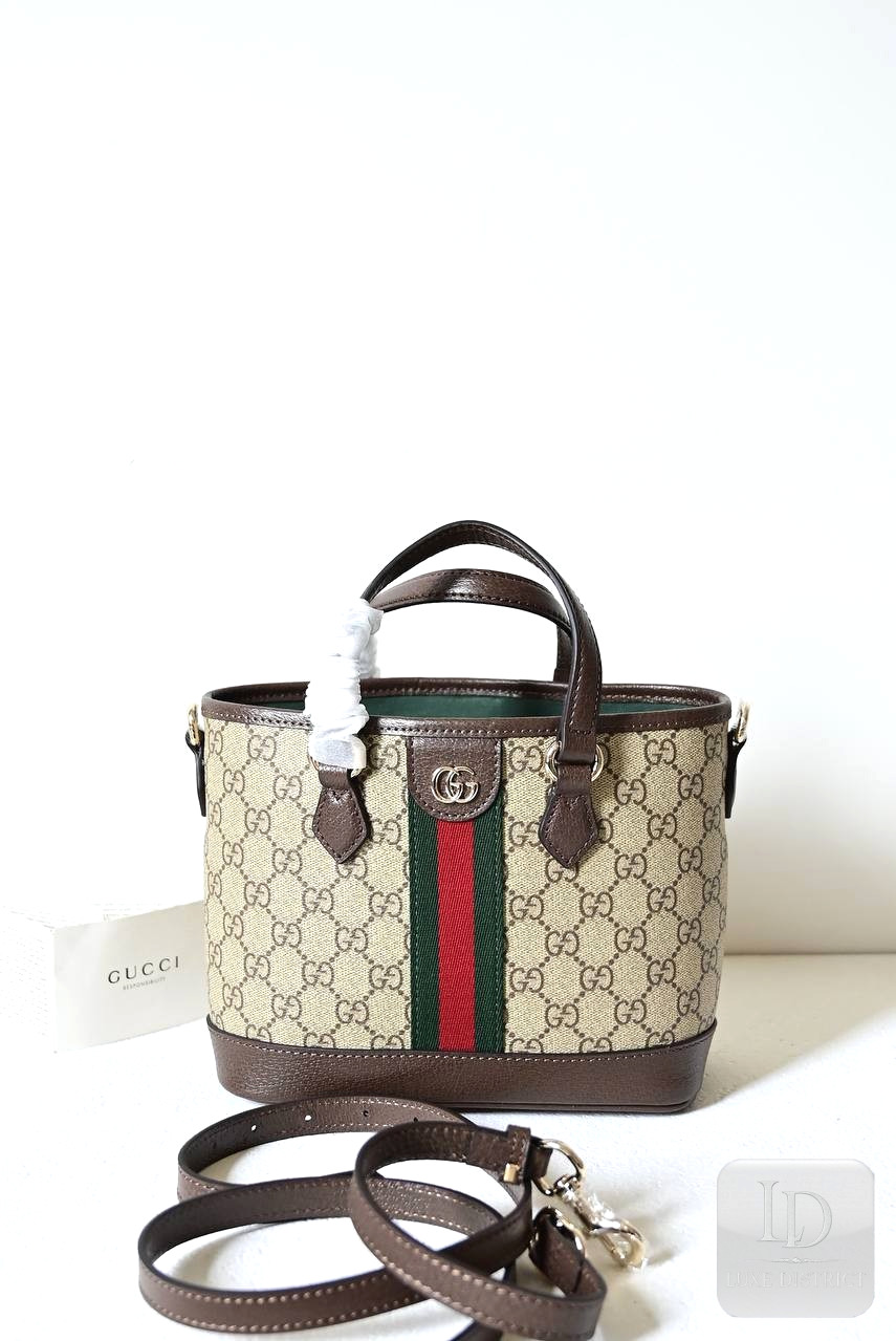 Gucci Ophidia Mini Tote - компактное исполнение