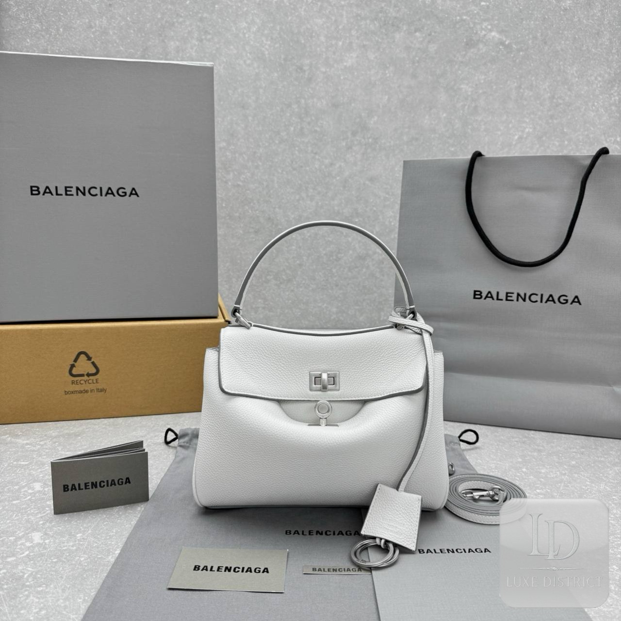 Balenciaga Rodeo Mini | Арктическая белая редакция