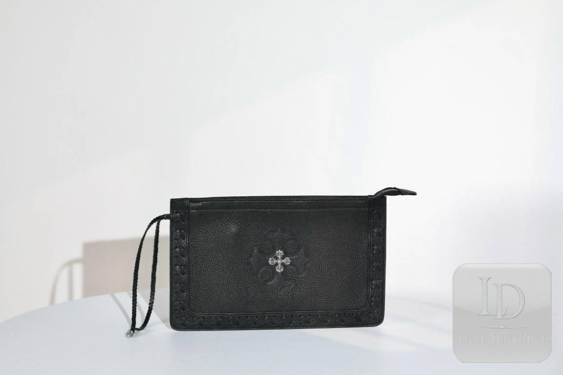 Chrome Hearts | Embossed Cross Clutch | Craft Master Series