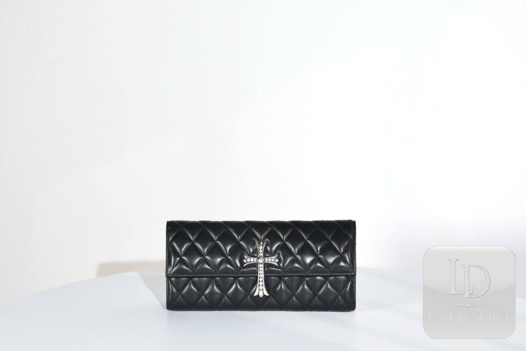Chrome Hearts | Jeweled Cross Clutch | Haute Maroquinerie