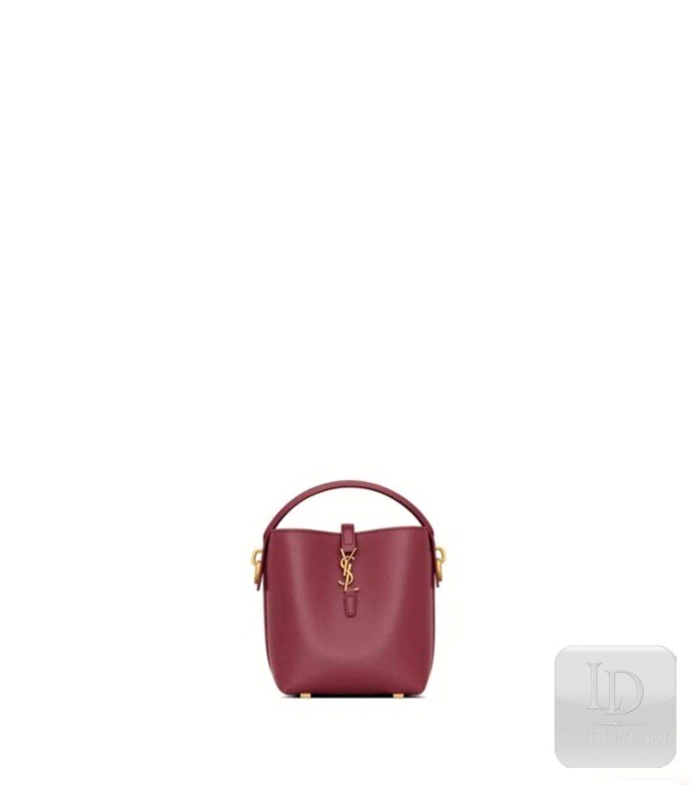 Saint Laurent Le 37 Mini Bucket | Merlot Elegance