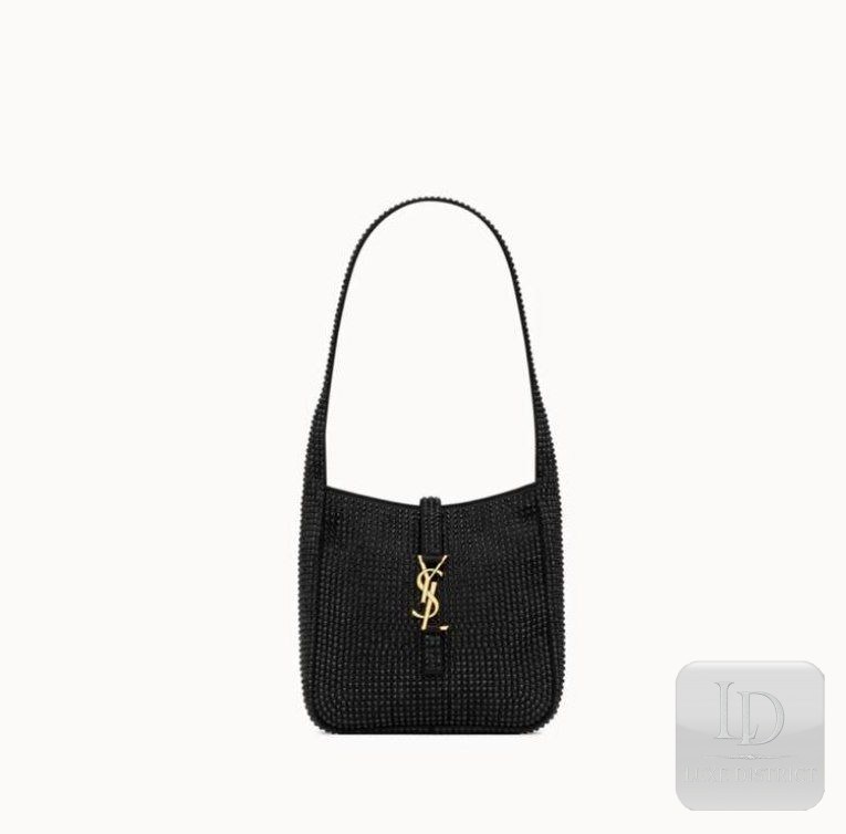 Saint Laurent LE 5 À 7 BABY | Чёрная Кристальная Элита