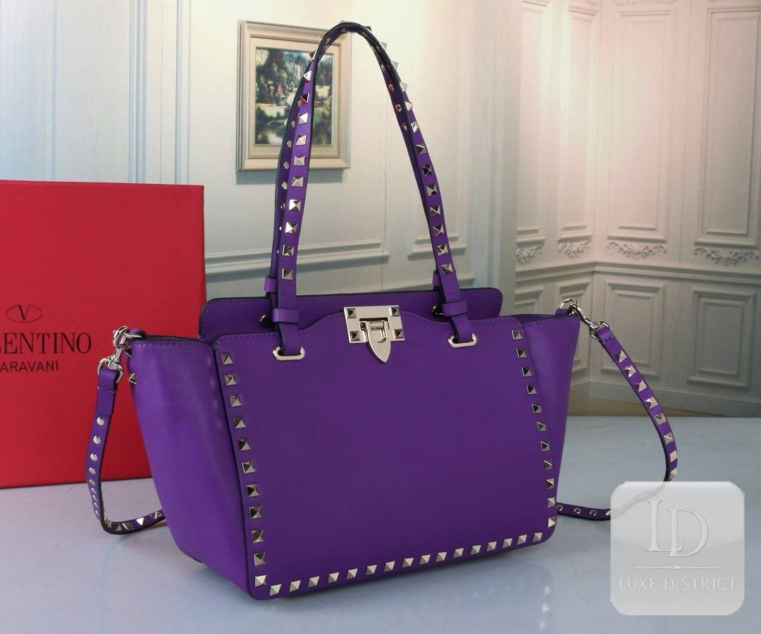 Valentino Garavani | Rockstud тоут сиреневая редакция