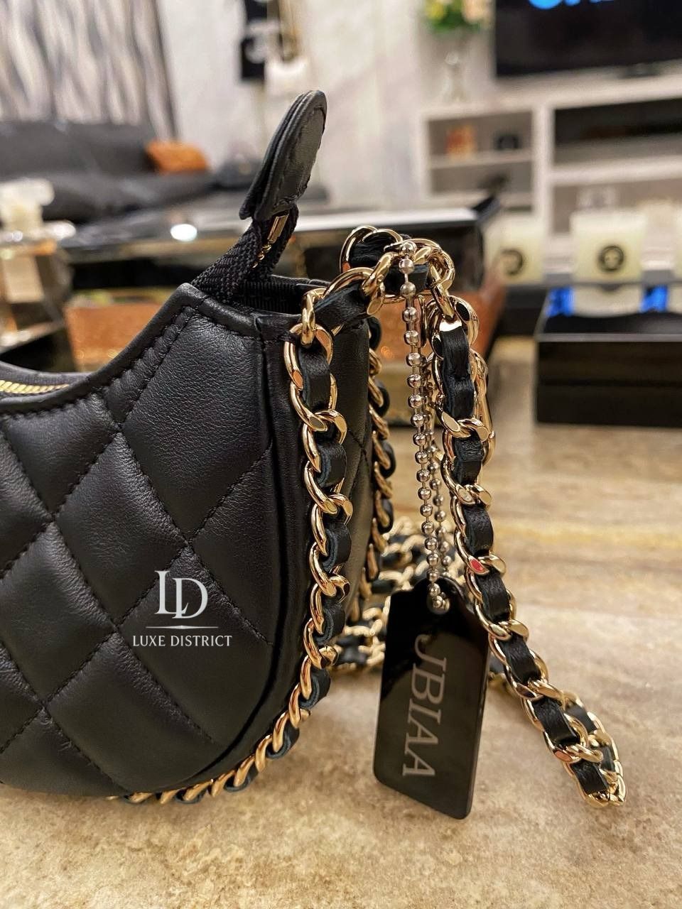 Сумка Chanel реплика Moon Hobo Mini из натуральной кожи