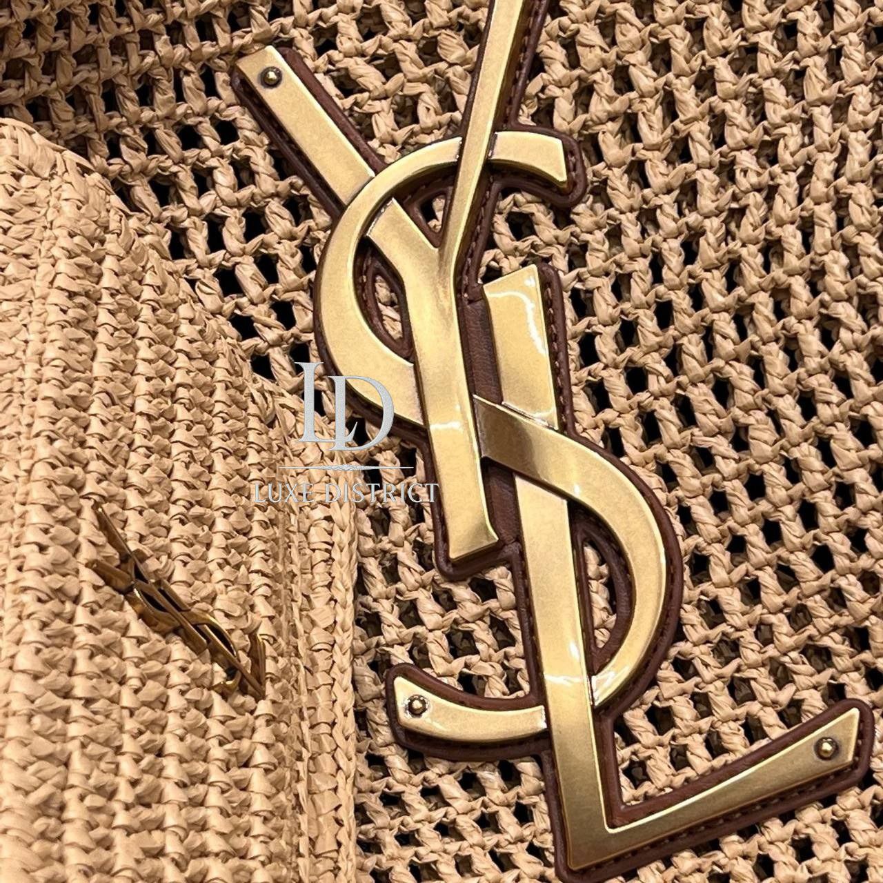 Сумка YSL реплика Icare Raffia из натуральной рафии