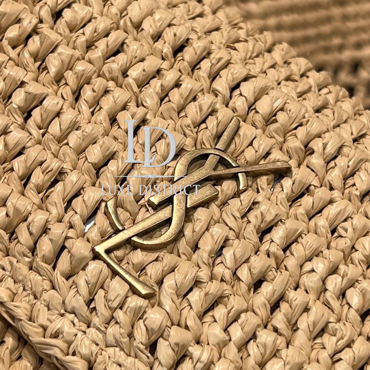 Сумка YSL реплика Icare Raffia из натуральной рафии