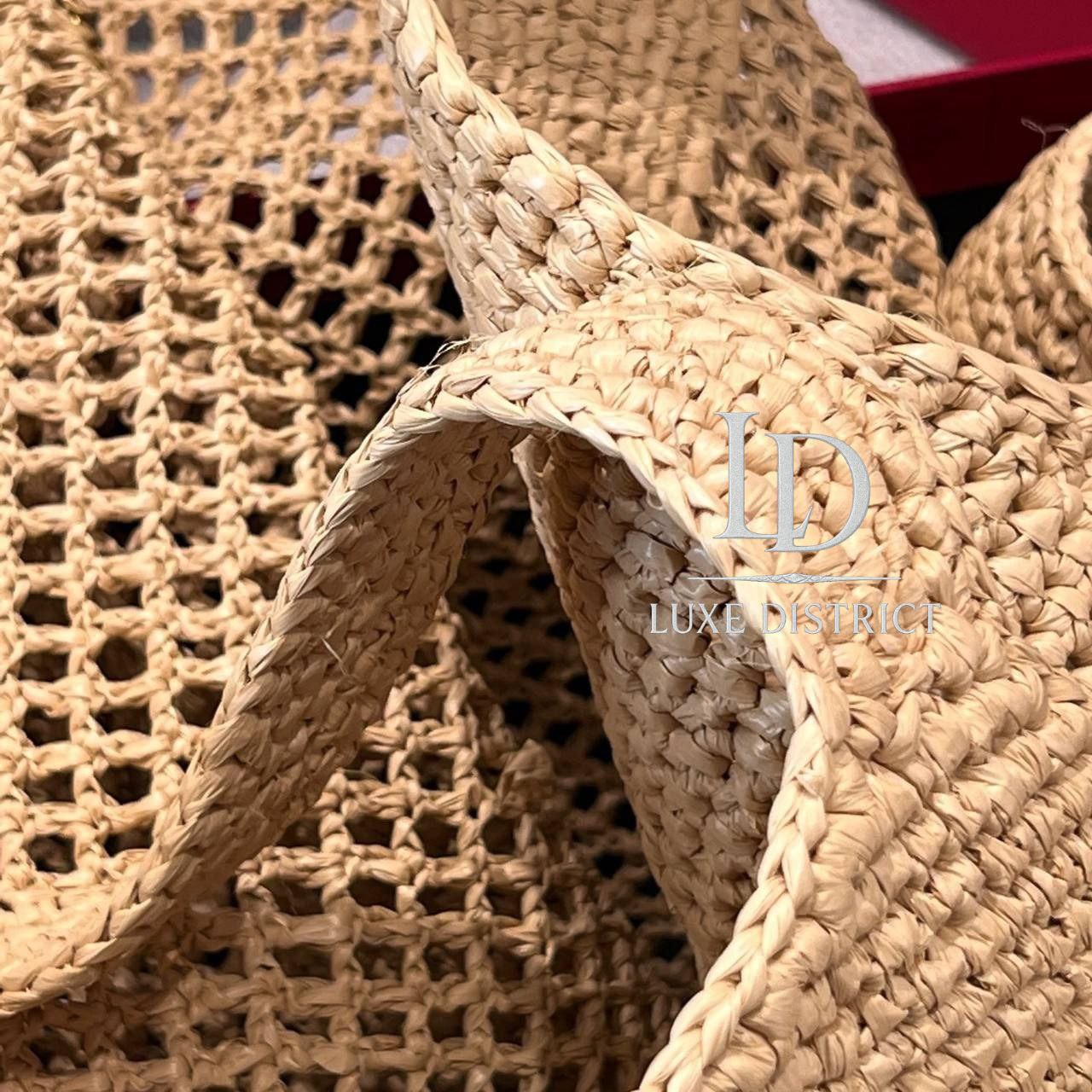 Сумка YSL реплика Icare Raffia из натуральной рафии