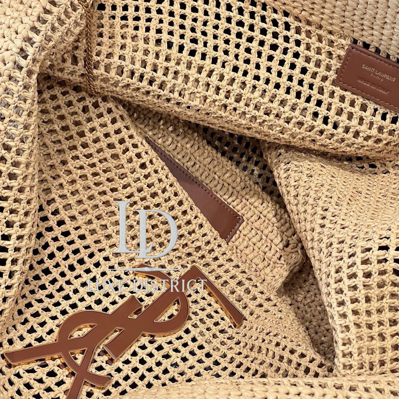 Сумка YSL реплика Icare Raffia из натуральной рафии