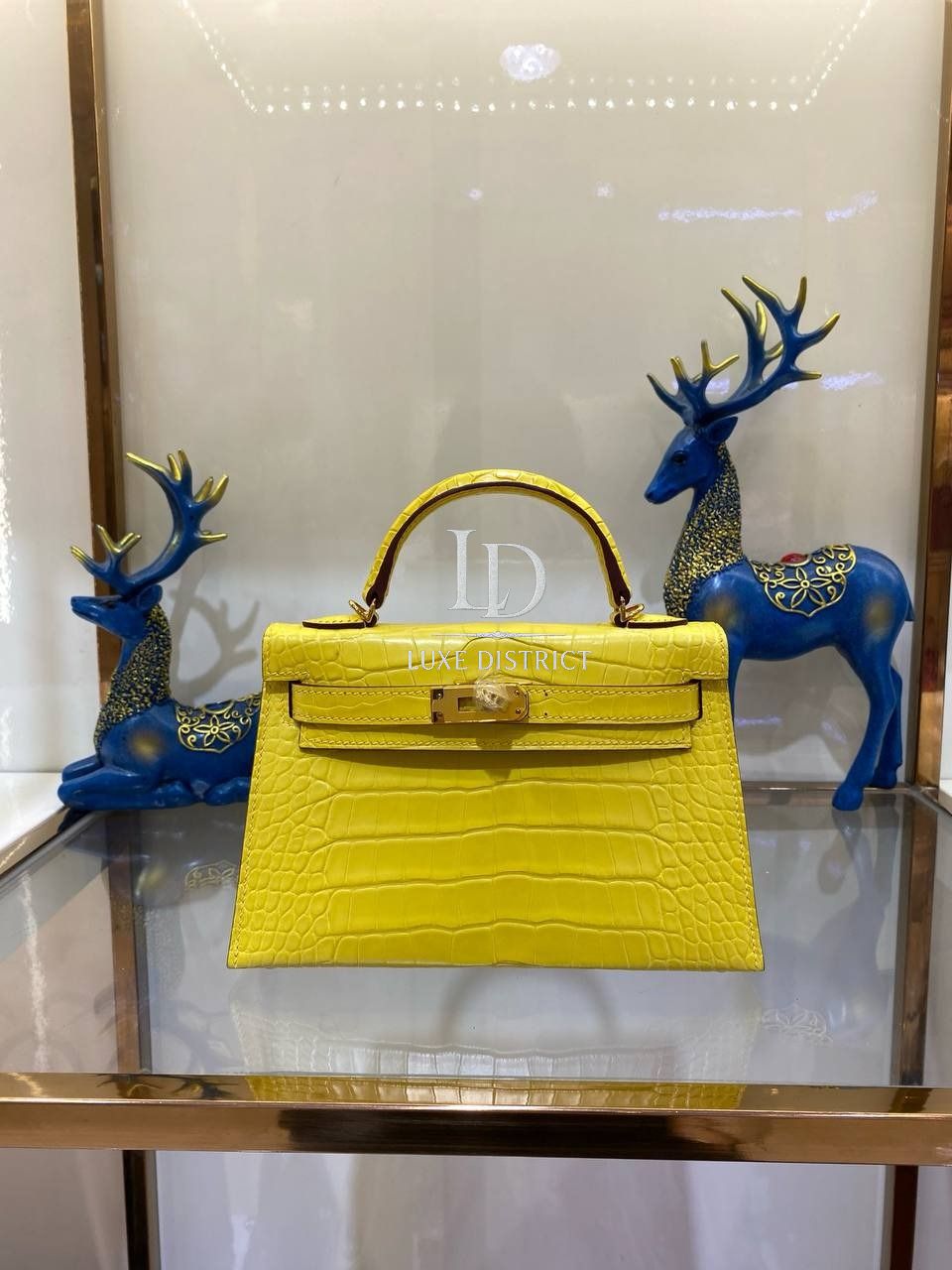 Сумка Hermès реплика Mini Kelly 19 из экзотической кожи