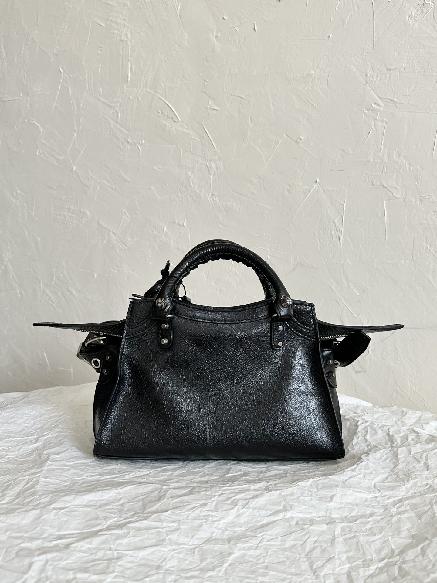 Сумка Balenciaga Neo Cagole XS ( три размера ), чёрная