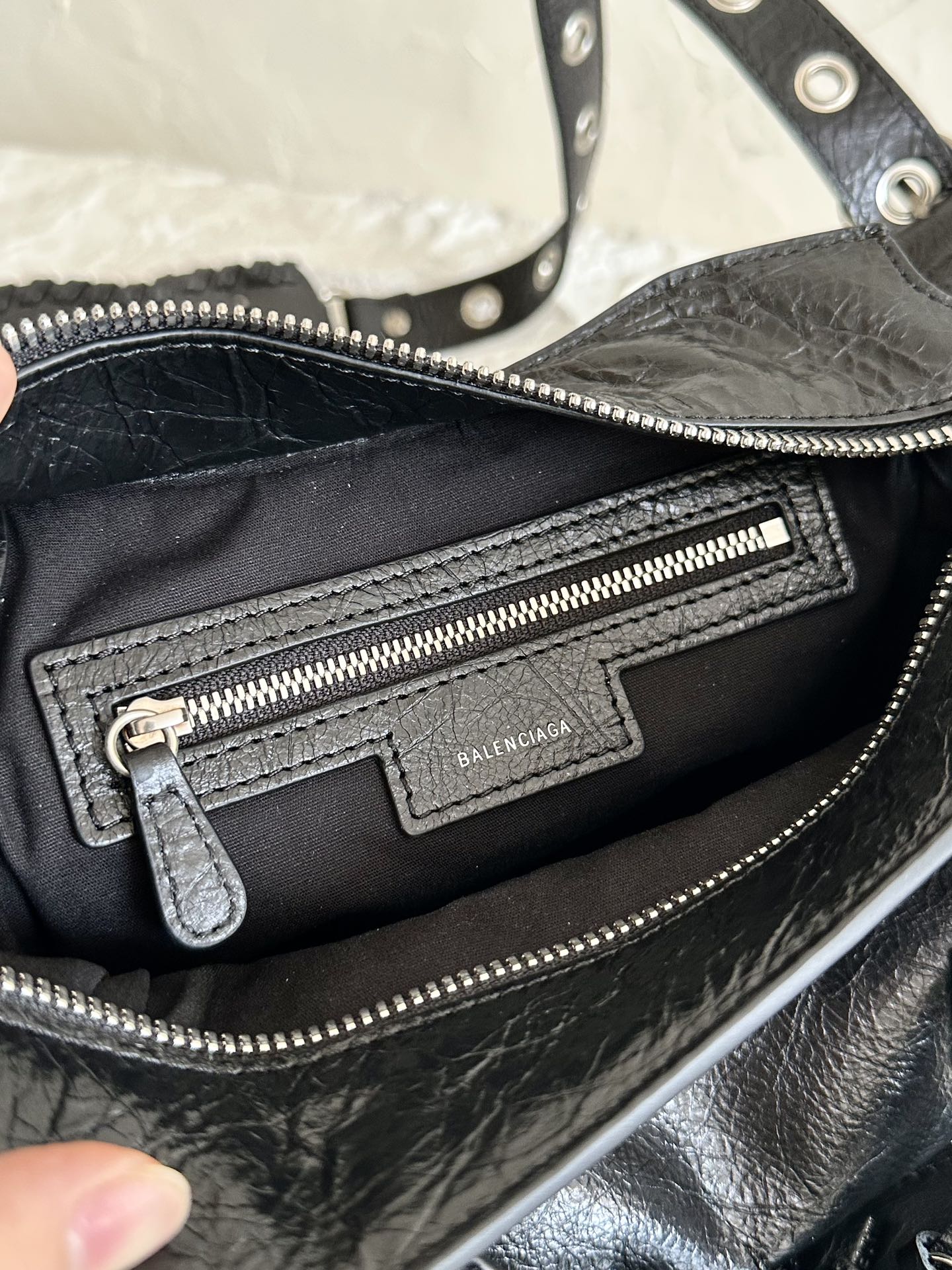 Сумка Balenciaga Neo Cagole XS ( три размера ), чёрная